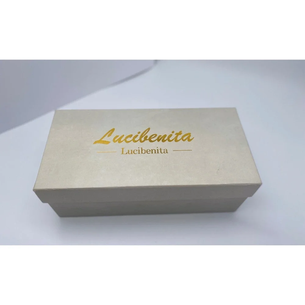 Lucibenita Nude Braided Square Toe Block Heel Sandals Ankle Strap Size 9.5 NEW